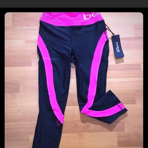 bebe Pants - NWT Bebe Sport Capri Leggings